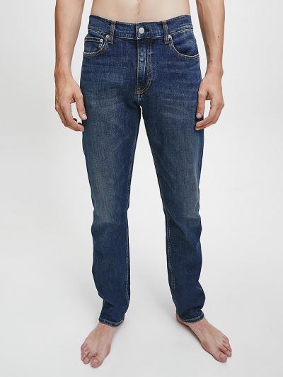 Calvin Klein Ruhák HU951520 | Calvin Klein Slim Férfi Farmernadrág Kék